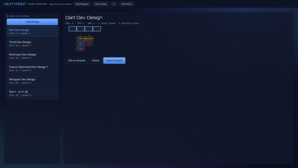 Ship design repository